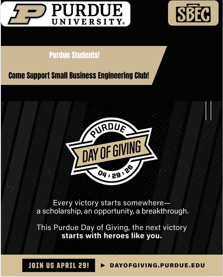 Purdue Day of Giving poster