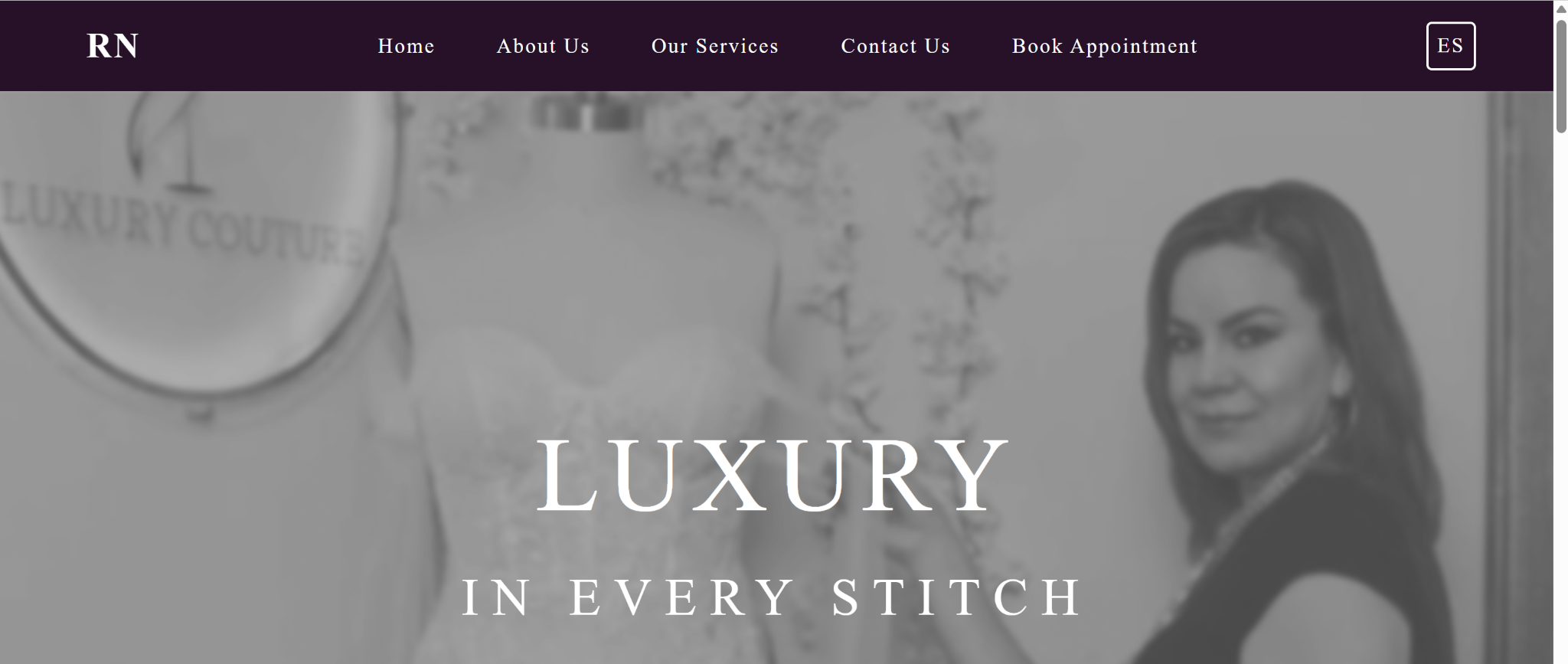 Appointment booking page